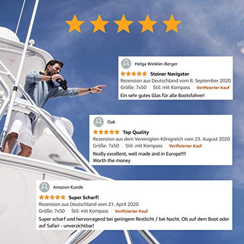 Steiner 7 x 30 - Prismático con compas