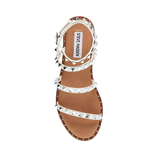 Steve Madden Smallavel - Sandalia bajo de viaje con tachuelas, mod. Size: 37 EU