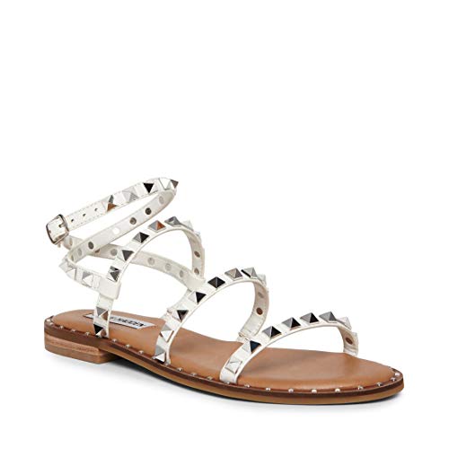 Steve Madden Smallavel - Sandalia bajo de viaje con tachuelas, mod. Size: 37 EU