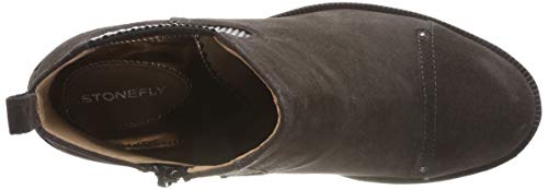 Stonefly Blasy 2 Velour, Botas Chelsea Mujer, Gris (Magnet Gray 08W), 37 EU