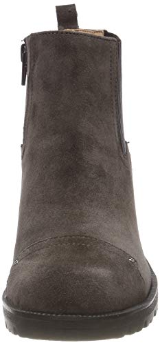 Stonefly Blasy 2 Velour, Botas Chelsea Mujer, Gris (Magnet Gray 08W), 37 EU
