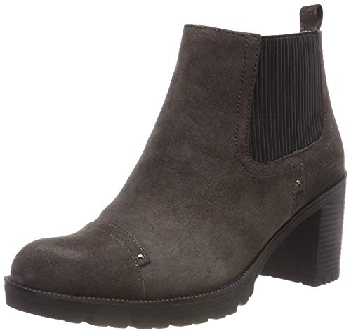Stonefly Blasy 2 Velour, Botas Chelsea Mujer, Gris (Magnet Gray 08W), 37 EU