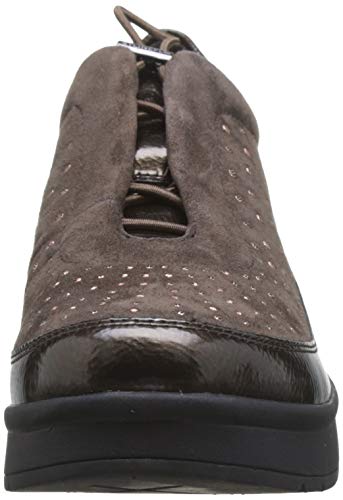 Stonefly Cream Patent/Goat Suede, Zapatillas de Gimnasia Mujer, Marrón (Teak Brown M29), 37 EU