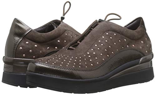 Stonefly Cream Patent/Goat Suede, Zapatillas de Gimnasia Mujer, Marrón (Teak Brown M29), 37 EU