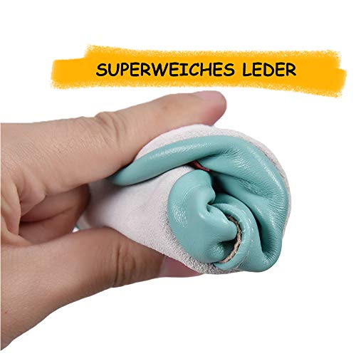 SUADEX Primeros Pasos Bebe Niños Niña Zapatos Zapatillas de Estar por Casa Pantuflas Calzado Botitas y Patucos Infantiles Piel Sintético 0-24 Meses