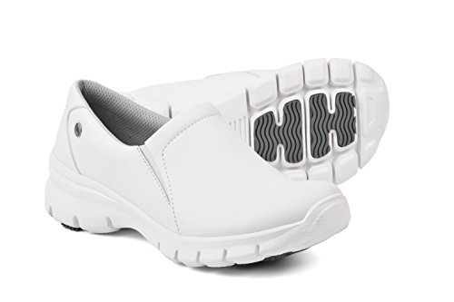 Suecos Nova, Zapatos de Trabajo para Mujer, Blanco (White), 39 EU