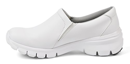 Suecos Nova, Zapatos de Trabajo para Mujer, Blanco (White), 39 EU