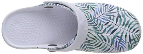 Suecos Oden Tropical, Zuecos de Trabajo Mujer, Multicolor (Estampado 29), 38 EU