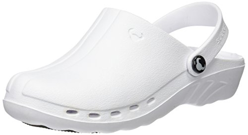 Suecos Oden, Zuecos de Trabajo, Unisex, Adulto, Blanco (White), 43 EU