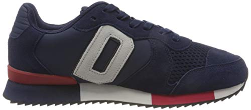 Superdry Retro Runner, Zapatillas Hombre, Azul (Lauren Navy/Vintage Red 3BU), 39 EU