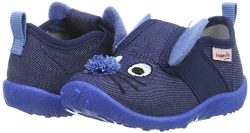 superfit Spotty, Zapatillas de Estar por casa Niños, Azul 80, 22 EU