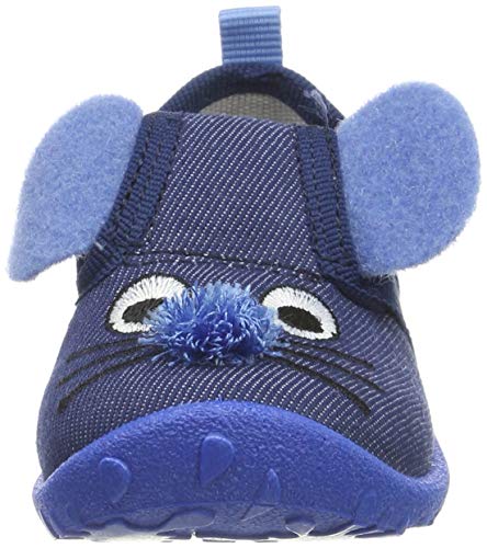 superfit Spotty, Zapatillas de Estar por casa Niños, Azul 80, 22 EU