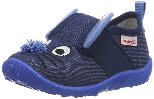 superfit Spotty, Zapatillas de Estar por casa Niños, Azul 80, 22 EU