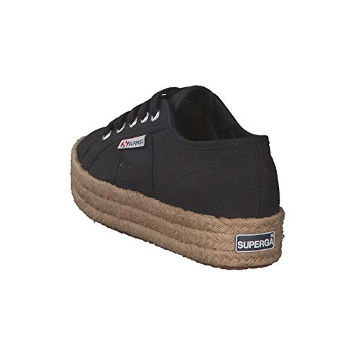 Superga 2730-cotropew, Zapatillas de Gimnasia Mujer, Negro (Black 999), 41 EU