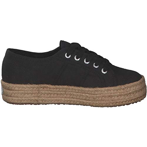 Superga 2730-cotropew, Zapatillas de Gimnasia Mujer, Negro (Black 999), 41 EU