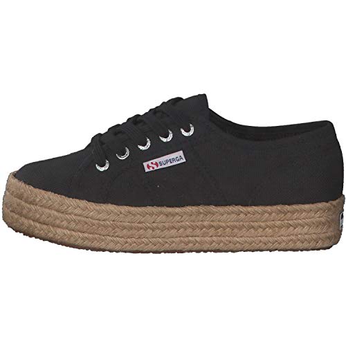 Superga 2730-cotropew, Zapatillas de Gimnasia Mujer, Negro (Black 999), 41 EU