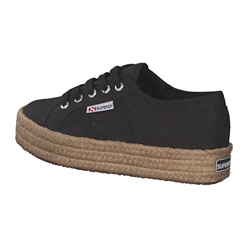 Superga 2730-cotropew, Zapatillas de Gimnasia Mujer, Negro (Black 999), 41 EU
