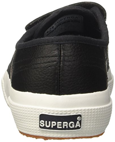 SUPERGA 2750-Efgl3Velu, Zapatillas Tobilleras Unisex Adulto, Nero Blackwhite, 37 EU