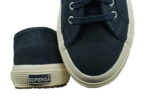 Superga 2750-jcot Classic, Zapatillas de Gimnasia Unisex niños, Azul Marino, 30 EU