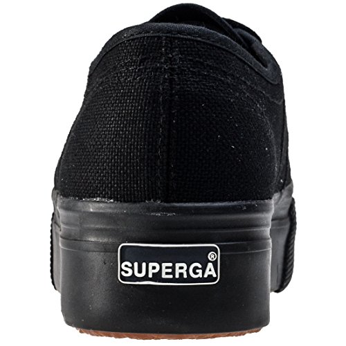 Superga 2790 Acotw Linea Up and Down, Zapatillas Mujer, Negro (996), 38 EU