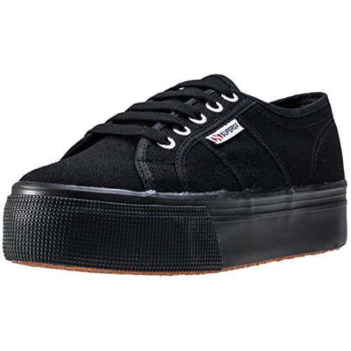 Superga 2790 Acotw Linea Up and Down, Zapatillas Mujer, Negro (996), 38 EU