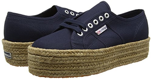 Superga 2790-COTROPEW, Zapatillas Mujer, Azul (Marineblau), 40 EU (6.5 UK)
