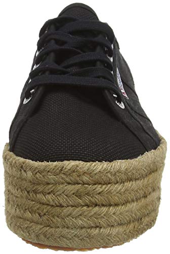 Superga 2790-COTROPEW, Zapatillas Mujer, Negro (Nero 999), 38 EU (5 UK)