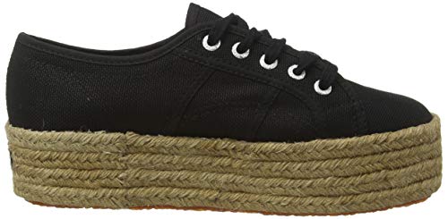 Superga 2790-COTROPEW, Zapatillas Mujer, Negro (Nero 999), 38 EU (5 UK)