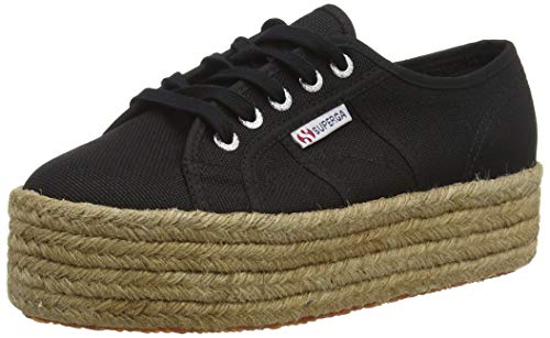 Superga 2790-COTROPEW, Zapatillas Mujer, Negro (Nero 999), 38 EU (5 UK)