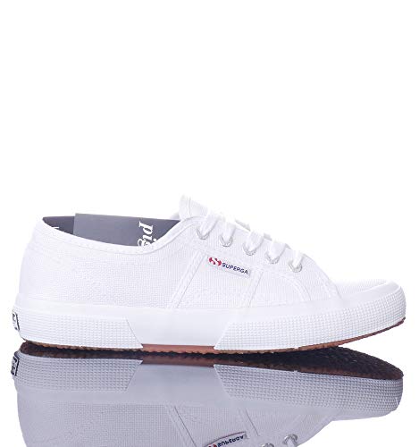Superga - Zapatillas para mujer con cordones | suela blanca | ideal para el verano | disponible en muchos colores Blanco 38