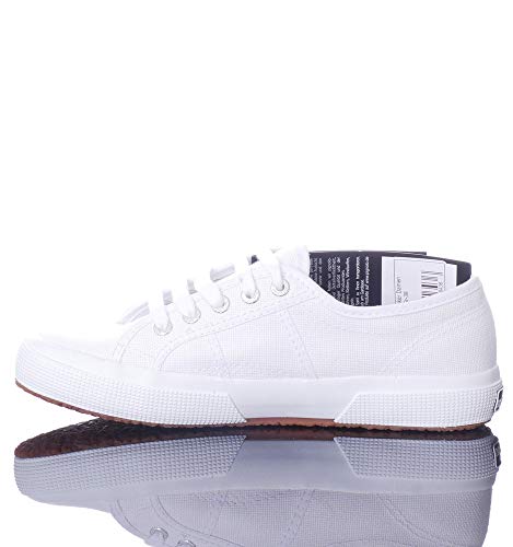Superga - Zapatillas para mujer con cordones | suela blanca | ideal para el verano | disponible en muchos colores Blanco 38