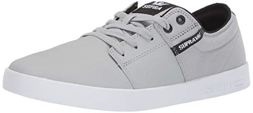 Supra Stacks II, Zapatillas Unisex Adulto, Gris Lt Grey Tuf White 056, 44 EU