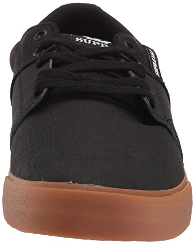 Supra Stacks Vulc II, Zapatillas Unisex Adulto, Negro Black Tuf Lt Gum 024, 41 EU