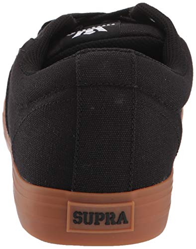 Supra Stacks Vulc II, Zapatillas Unisex Adulto, Negro Black Tuf Lt Gum 024, 41 EU