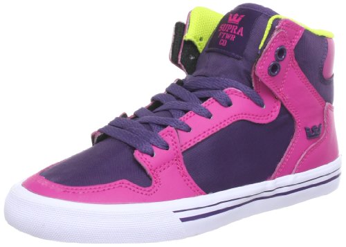 Supra Vaider, Zapatillas Altas para Mujer, Multicolor-Mehrfarbig (Map), 39 EU