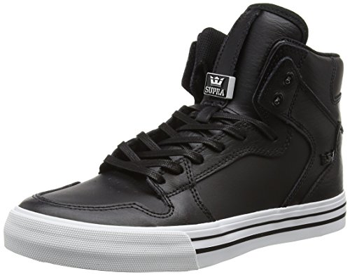 Supra Zapatillas abotinadas, Negro - Schwarz (BLACK - WHITE BKW), 37.5 EU