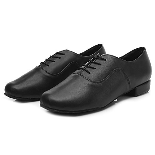 SWDZM Calzado de danza para hombre / estándar cuero latinos zapatos de baile modelo 704 45 EU
