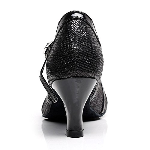 Syrads Zapatos de Baile Latino para Mujer Salsa Moderna Samba Tango Zapatos de Baile de Salón