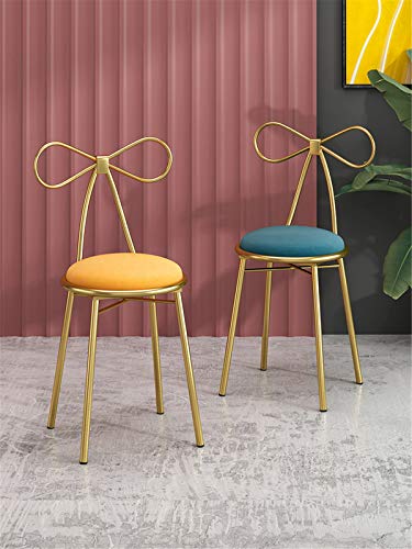 Taburete De Maquillaje Para Dormitorio, Silla Con Respaldo, Silla De Salón De Estudio, Silla De Tienda De Ropa, Silla De Descanso Para Tienda, Silla Decorativa Para Sala De Esta(Size:35*80CM,Color:UN)