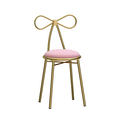 Taburete De Maquillaje Para Dormitorio, Silla Con Respaldo, Silla De Salón De Estudio, Silla De Tienda De Ropa, Silla De Descanso Para Tienda, Silla Decorativa Para Sala De Esta(Size:35*80CM,Color:UN)
