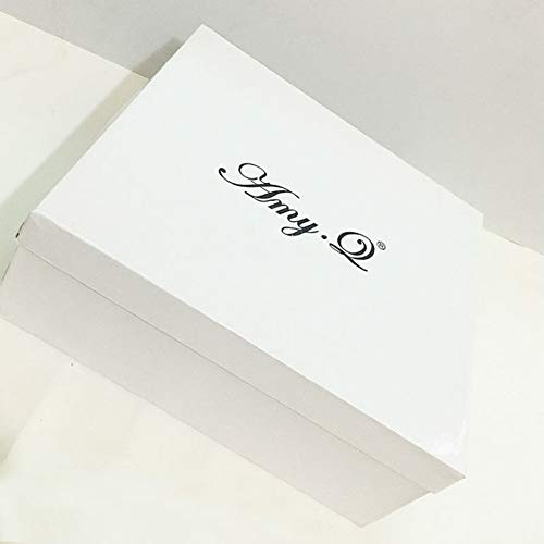 Tacón Stiletto Tacones Transparente de Tacón de Aguja Puntiagudo Punta,MWOOOK-430 Boda Fiesta Nocturna Bombas de Baile,Black,45