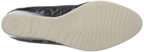Tamaris 1-1-22306-24, Zapatos de tacón con Punta Cerrada Mujer, Azul (Navy Structure 855), 37 EU