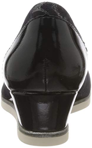 Tamaris 1-1-22306-24, Zapatos de tacón con Punta Cerrada Mujer, Azul (Navy Structure 855), 37 EU