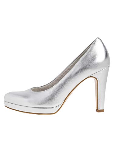 Tamaris 1-1-22426-24, Zapatos de Tacón Mujer, Plateado (Silver 941), 38 EU