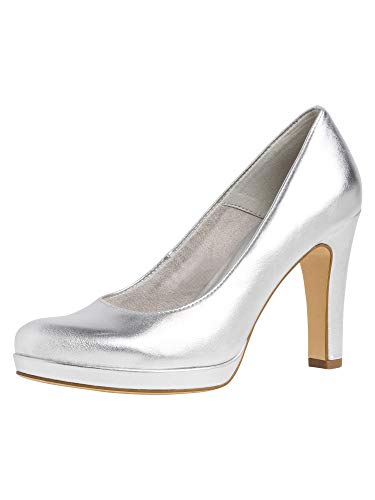 Tamaris 1-1-22426-24, Zapatos de Tacón Mujer, Plateado (Silver 941), 38 EU