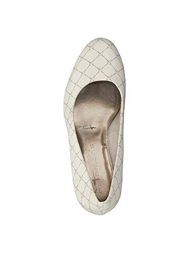 Tamaris 1-1-22444-24, Zapatos de tacón con Punta Cerrada Mujer, Beige Croco, 39 EU