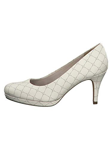 Tamaris 1-1-22444-24, Zapatos de tacón con Punta Cerrada Mujer, Beige Croco, 39 EU