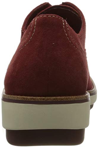 Tamaris 1-1-23752-24, Zapatos de Cordones Derby Mujer, Rojo Granata 557, 40 EU