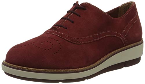 Tamaris 1-1-23752-24, Zapatos de Cordones Derby Mujer, Rojo Granata 557, 40 EU