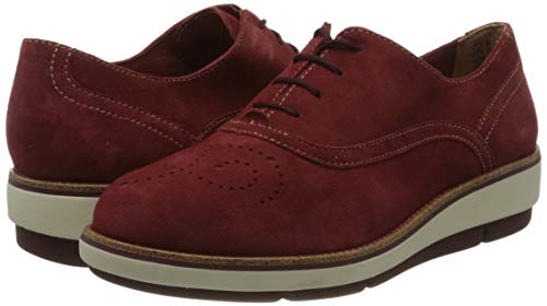 Tamaris 1-1-23752-24, Zapatos de Cordones Derby Mujer, Rojo Granata 557, 40 EU